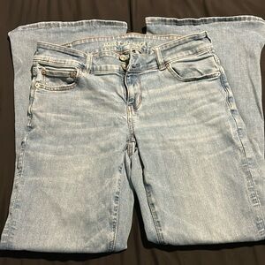 American Eagle size 10 short next level stretch flare